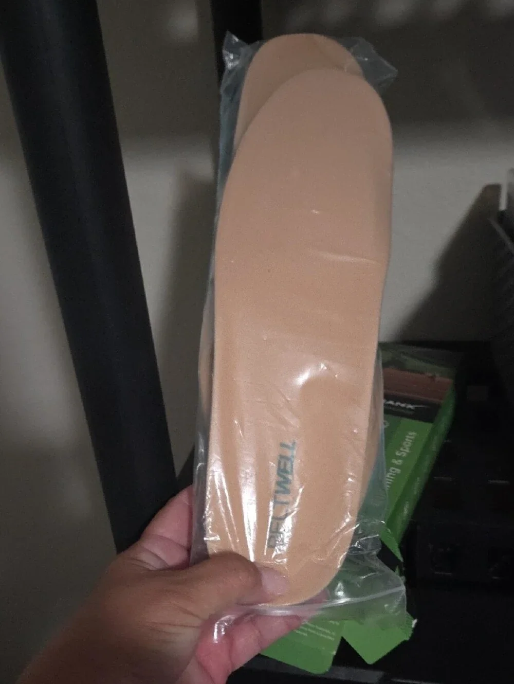 Men’s High-Arch Support Insoles in Beige